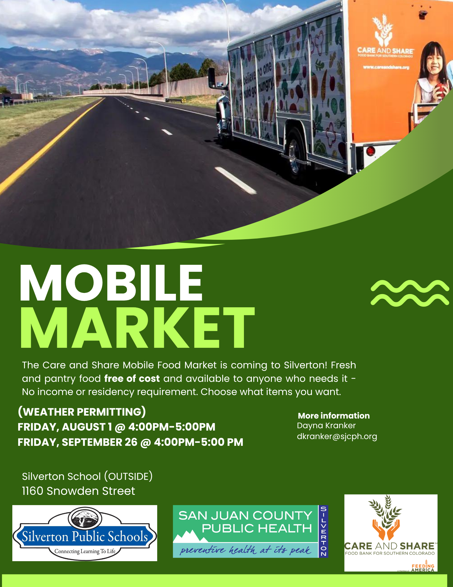 flier for mobile market english